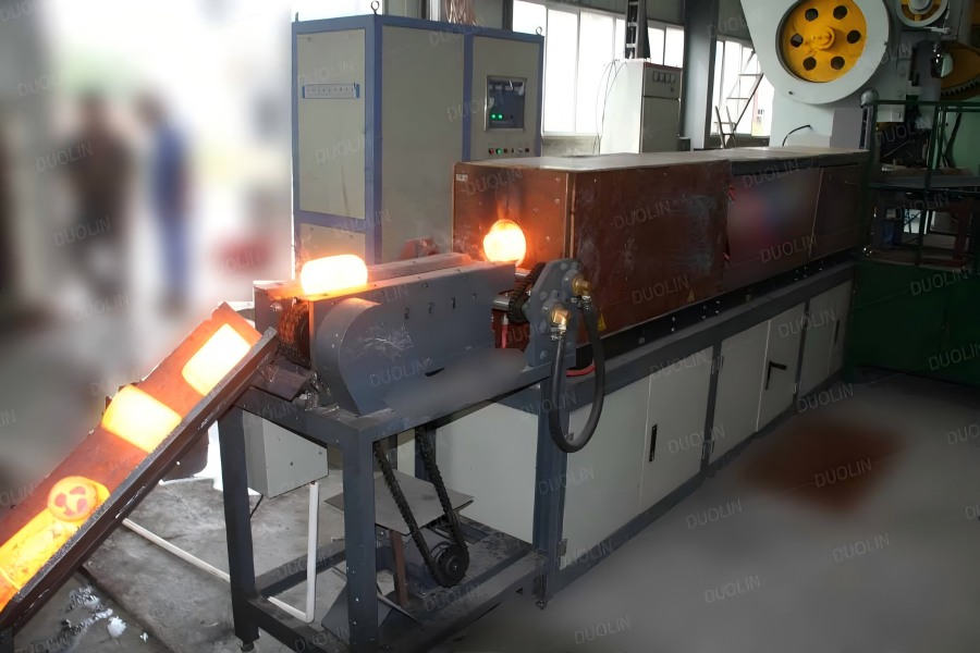 Mechanical and chemical properties of steel after heat treatment by induction heating (I)