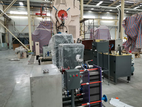 induction heating machine installation