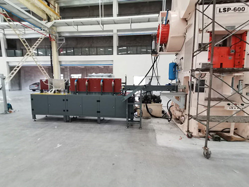 induction heating machine installation