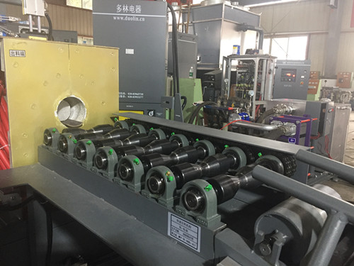 160KW Aluminum bar induction heating before forging