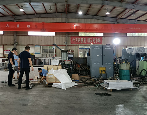 Zoomlion Customer Glass Plate Induction Brazing Project