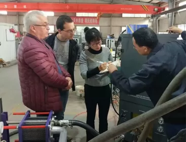 Bulgaria Customer  For Induction Bar Hardening Project